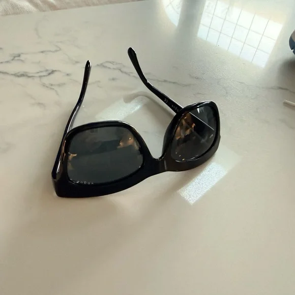 Vogue Black Cat-Eye Sunglasses for Women - Picture 2 of 6